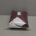 LOCHAS Ultra Soft Indoor Modern Area Rugs Fluffy Living Room Carpets for Children Bedroom Home Decor Nursery Rug 5.3x7.5 Feet, Burgundy