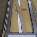 Ideal Pet Products Aluminum Pet Patio Door, Adjustable Height 77-5/8" to 80-3/8", 10-1/2" x 15" Flap Size, Mill/Silver