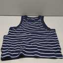 Acelitt Blue Stripe Halter Knit Bodycon Mini Dresses for Women Summer Sexy Club Party Short Dress Beach Vacation Outfits XX-Large