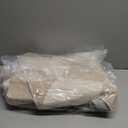 Beeiva Checkered Print 3x5 Washable Area Rug for Bedroom, Non Slip Ultra Thin Beige Entryway Rug Non Shedding Kitchen Rug 3x5, Modern Checkerboard Carpet Plaid Decor for Bathroom Office Nursery