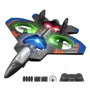 4DRC V32 Foam RC Planes Remote Control Airplanes for Kids Adults 8-16, RC Drone Airplane Helicopter Fighter Jet, 360° Flip, Stunt Roll, Airplane Toy Gifts for Kids Boys Adults Beginners