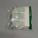 Jinchan Linen Textured Tier Curtains 24 Inch for Kitchen Windows Farmhouse Cafe Curtains Small Drapes Rustic Light Filtering Half Window for Living Room Laundry Rod Pocket, 2 Panels, White