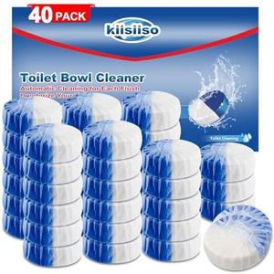 KIISIISO Toilet Bowl Cleaners 18 PACK,Long-Lasting Toilet Bowl Cleaner Tablets with Sustained-Release Technology Against Tough Stains,Automatic Toilet Cleaner for Deodorizing & Descaling