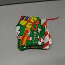 Green Christmas Tree Skirt Decorations Large 48 Inches Red and White Stripes Merry Christmas Party Decorations Tree Mat for Winter Holiday Xmas Home Indoor Outdoor Decor