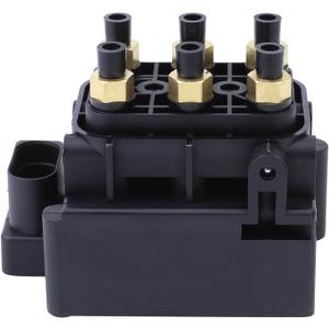 Air Suspension Compressor Valve Block Solenoid for Jeep Grand Cherokee 2011-2021, Ram 1500 2013-2018, VW Touareg 2004-10, Audi Q7 2007-15, Porsche Cayenne 2011-18, Panamera 2009-16