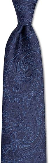 Enlision Skinny Ties for Men 2.17" Mens Necktie Formal Business Silk Slim Tie Woven Jacquard Thin Tie Wedding Party Navy blue