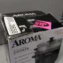 Aroma Housewares ARC-363-1NGB 3 Uncooked/6 Cups Cooked Rice Cooker, Steamer, Multicooker, 2-6 cups, Black