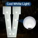 Marquee Letters 3 Feet Tall Large Light Up Letters Decorations Wedding Engagement Proposal White Party Decorations Marry Me Sign Big Cardboard Backdrop V
