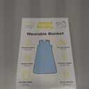 0.5 TOG Rayon from Bamboo Sleep Sack, 2-Way Zipper Dual Layers Baby Wearable Blanket for Infant/Toddler, Shower Gift (Pastel Blue)