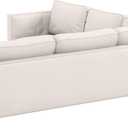 Polyester Karlstad Corner Sofa Cover (2+3/3+2) Replacement, is Custom Made for IKEA Karlstad Sectional Slipcover Replacement (Beige Polyester)
