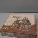 DIY Miniature Dollhouse Kit for Adults - Victorian Tiny House Building Kit with Train, LED, Music - 1:24 Scale Wooden Mini Home Prefab Gift for Christmas, Shelf Decor, Hobby Craft