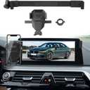 Car Phone Holder for 2021 2022 2023 BMW 5 Series Accessories,Adjustable GPS 5 Series Phone Mount ONLY for 12.3-inch Screen,Hands-Free Ultra Stable Phone Stand for All Phones