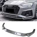 Front Bumper Lip Fits for Audi 2021-2024 A5 S5 B9.5 Sportback S-line