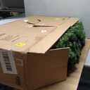 48 in. Green Cordless Pre-Lit LED Artificial Christmas Wreath with 200 LED Light and Timer