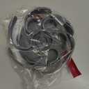 Slow Feeder Dog Bowls Insert,Third Generation upgradedSuper Firm Eating BowlCuttable for Large Breed and Medium Small Size Compatible with Regular Elevated Metal Glass Dog Bowl (Gray) (Grey)