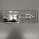 BAITEYOU Narrow Metal Band Compatible with Apple Watch Bands 38mm 40mm 41mm 42mm 44mm 45mm 46mm 49mm (Series 11 10 9 8 7 6 5 4 3 2 1 SE Ultra), Dressy Thin Stainless Steel iWatch Bands for Women (Silver/Gold)