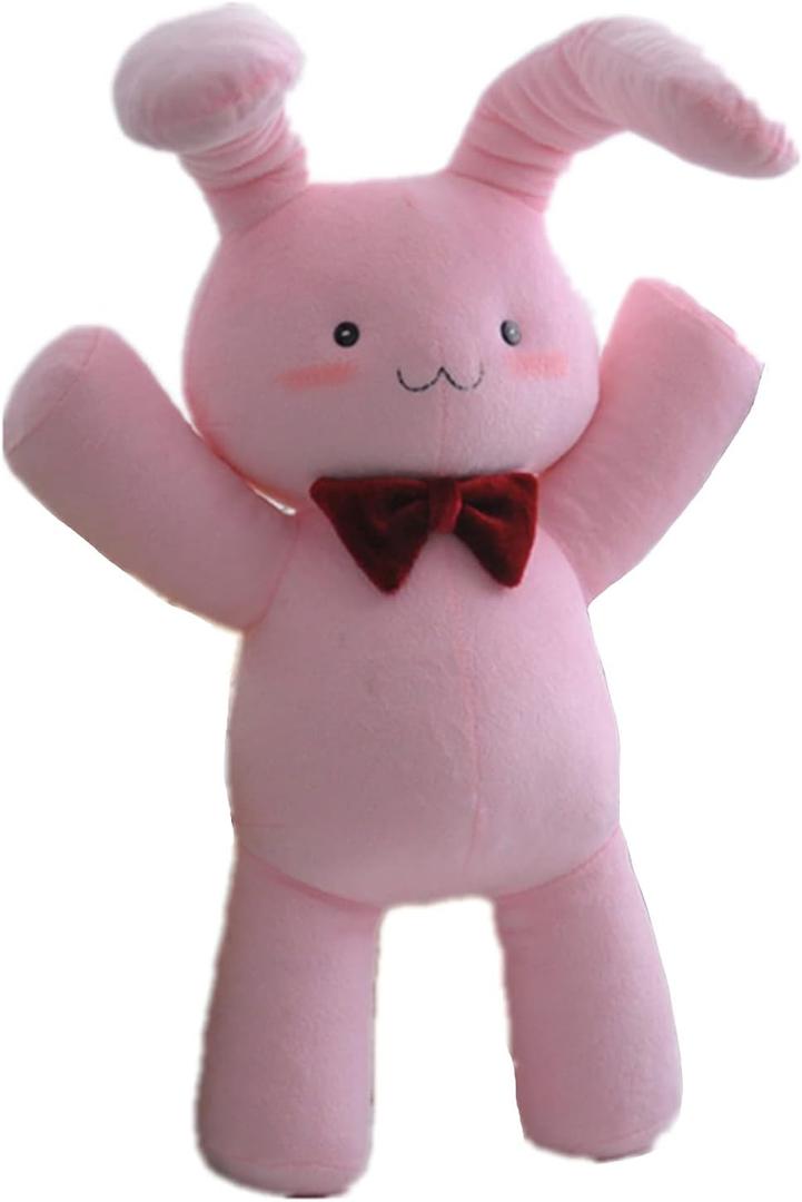Yejue High School Club Honey Senpai Rabbit Plush Doll 40CM Haninoduka Mitsukuni Girl Gift Cute for Costume (Rabbit) (Pink)