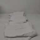 Fitable White Tablecloths for Rectangle Tables, 6 Pack - 70 x 120 Inches - Reusable and Washable Table Clothes for 6-8 Ft Tables, Polyester Fabric Table Covers for Wedding, Party, Banquet