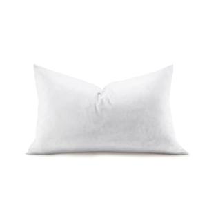 Swandream Feather Rectangle Lumbar Pillow Insert, Soft Fluffy 12 x 20 Inches Decorative Throw Pillow Insert for Bed, Couch and Cushion