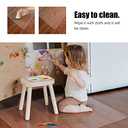 Kuyal Clear Chair mat for Hardwood Floor 51 x 63 inches Transparent Floor Mats Wood/Tile Protection Mat for Office & Home (51" X 63" Rectangle)