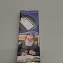 Magnifying Glass with Light, 20 LED Large Handheld Lighted Magnifier Rectangle Illuminated Magnifying Glass for Seniors Reading, Low Vision, Close Work & Inspection