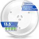 Microwave Plate Replacement 13.5 inch Fits 5304464116 Frigidaire Microwave Turntable Plate - Exact Replacement Microwave Glass Plate For Better Reheating and Cooking - Spinning Dish Tray For Oven