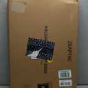 Laptop Bed Desk, Foldable Lap Desk, Portable Lap Table, Laptop Stand with Cup Holder & Tablet Slot & Lifting Handle for Working Writing Drawing & Eating - Black