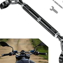 Aluminum Alloy Cross Bar for Motorcycle, Length Adjustable Design Handlebar Extender Extension, Motorcycle Balance Bar Reinforce Lever Compatible with Handlebar 22mm in Diameter 