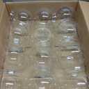 12 Pack 26 oz Plastic Fish Bowls Mini Clear Fish Bowls Small Round Fishbowl Aquarium Bulk for Centerpieces Home Decor Party Favors