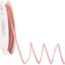 Ribbli Rose Gold Velvet Ribbon 1/8 Inches Continuous 25 Yard Spool Dusty Pink Christmas Ribbon for Gift Wrapping Crafts Home Decor,  Dusty Pink