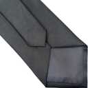 6 x Classic Mens Solid Ties Formal Neck Tie for Business Wedding Interview Office Wear (Black, M)
