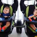 ibasenice 3pcs Stroller Cart Connector for Twins Car Gadgets Universal Pushchair Connector Universal Stroller Accessories Black, 7.9 x 1.8 x 1.6 inches