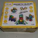 TEMI Magnet Tiles, 80 PCS Magnetism Building Toy Set, Learning and Education Toys for Ages 3 4 5 6 7 8+ Year Old Toddler Kids Boys and Girls