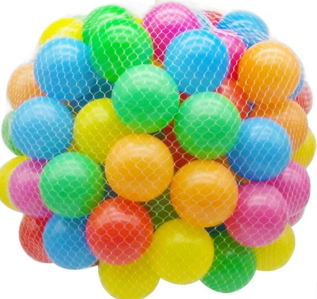 FHRILEK Ball Pit Balls, Safe Non-Toxic BPA-Free Crush-Proof Plastic Balls for Toddlers, Gift for Kids Birthday & Christmas, for Indoor Playpens, Party Decorations & Amusement Activities