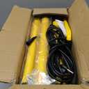 TOPRATED Plug In Led Work Light with Stand,28000 Lumen 110V 4 Adjustable Head Outdoor Flood Lights,Foldable Mechanic Light with 16.5Ft Power Cord,Portable Waterproof Tripod with Lamp for Workbench (ONE PACK)