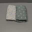 KeaBabies 2-Pack Organic Crib Sheets for Boys, Girls - 52x28 Fitted Crib Mattress Sheet Neutral, Breathable Jersey Cotton Cover for Baby Bed, Toddler Mattress, Soft & Cute Prints (Prairie)