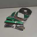 Football Party-Decorations Paper-Flowers - 15pcs Green Brown Black Tissue Pom Poms Lanterns Streamers,Birthday Baby Shower Bachelorette Hanging Supplies Decor Hugfond