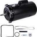 UST1202 2 HP Pool Pump Motor Compatible with Hayward Super, Max Flow, Super II, Northstar, Jacuzzi Magnum, Replace SPX1615Z1M C48M2N111A1 ST1202, 115/230V 56J Frame