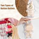 2 x Protective Case, High Clear Case Cover for 17cm Doll, Acrylic Display Box with Keychains (Doll Not Include) (Stand)