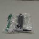 Airbrush Kit With Compressor - 48PSI Rechargeable Cordless Non-Clogging High-Pressure Air Brush Set with 0.3mm Nozzle and Cleaning Brush Set for Nail Art, Makeup, Painting, Cake Decor (Black)