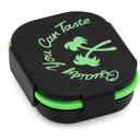 QualityYou Can Taste  Silicone Lunch Container Bento Box, Collapsible Food Storage Containers with Airtight Lids and 2in1 Fork, Reusable Food Container for Travel Camping, 1000ml Microwave Container