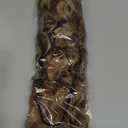 REECHO Curly Hair Extensions, 4PCS 16 inch Clip in Hair Extensions Lace Weft Short Curly Extension Clip Ins Invisible Natural Hairpieces for Women, Brown with Deep Blonde Highlights