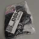 Hanes Girls' Cotton Racerback Sports Bra 2-Pack (Medium, Black/White)