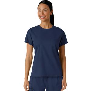 Wink Womens Tee (X-Large, Navy)