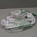 NUTIKAS Crib Rail Guard for Toddlers - 35.4" Toddler Bed Rails Convertible Safety Side Protector Swing Down Mesh Breathable Bed Barriers with Reinforced Anchor Safety (Grey)