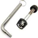 ONIPAX Bike Binder Bolt Alloy Seatpost Clamp (Anti-Theft(Black))