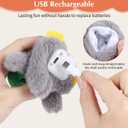 Flapping Brid Cat Toy - Interactive Cat Exercise Toy with Lifelike Bird Chirp Rechargeable Cat Catnip Toys for All Breeds