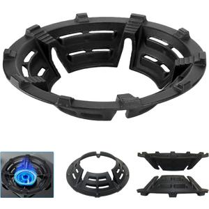Cast Iron Wok Support Ring Stand Burner Ring for Gas Stove Rack Pot Holder Anti-skid Time-saving and Energy-saving for 5 claws racks or grates