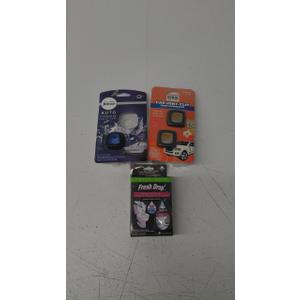 Febreze AUTO Platinum Ice, Gonzo Car Vent Clip Odor Eliminator & Fresh Drop