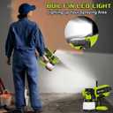 Cordless Paint Sprayer for Ryobi 18V Batteries, HVLP Handheld Spray Gun with 1200mL Capacity & 4 Copper Nozzles, 70000RPM Brushless Motor for Cabinets, Furniture, Fence, Trim, House & More(Tool Only)